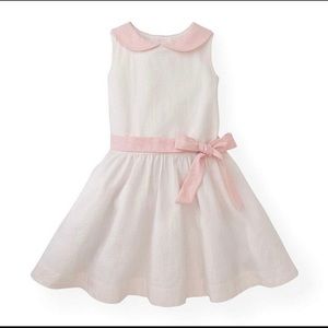 Seersucker Peter Pan Collar Dress